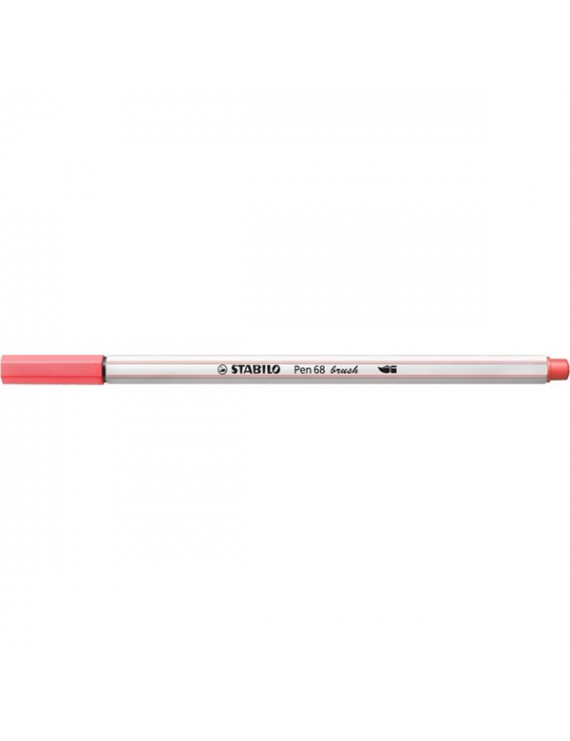 Stabilo Pen 68 brush neon piros ecsetfilc