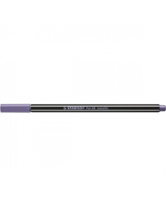 Stabilo Pen 68 metallic metál lila filctoll