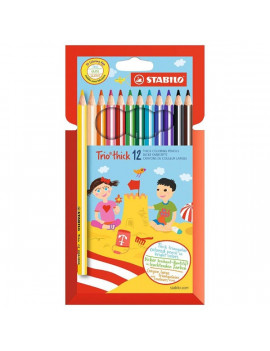 Stabilo Trio thick vastag 12db-os vegyes színű színes ceruza