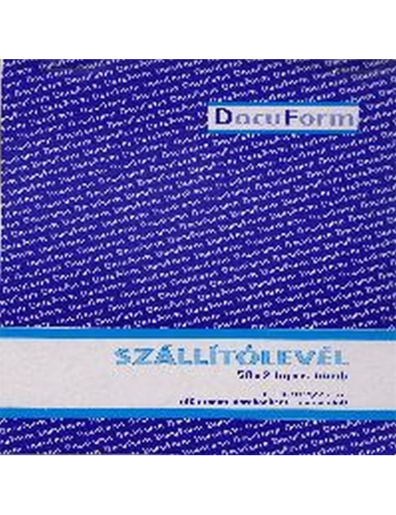 B.10-70/V/2/S A5 50x2 álló szállítólevél nyomtatvány
