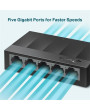 TP-Link LS1005G 5port 10/100/1000Mbps LAN nem menedzselhető asztali Switch