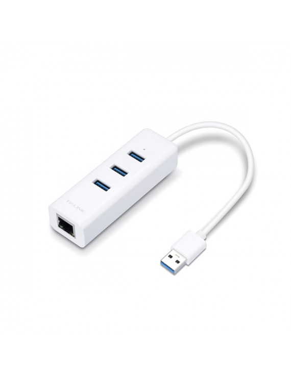 TP-Link UE330 USB 3.0 to Gigabit Ethernet Network Adapter, 3-Port USB 3.0 HUB