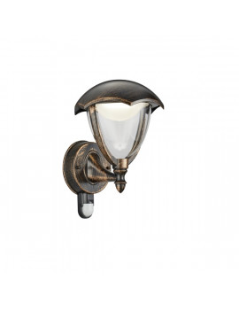 TRIO 221969128 Gracht 6W 650lm 3000K antik rozsda fali lámpatest