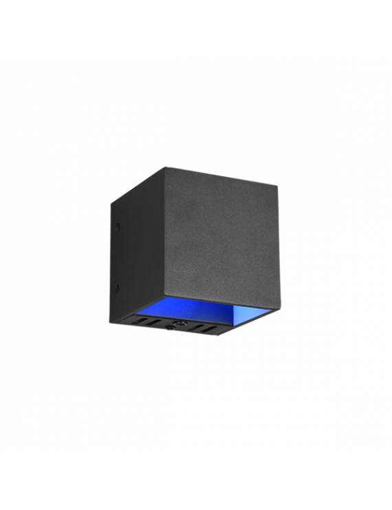 TRIO 253310132 Figo fekete színváltós, fényerőszabályzós LED fali lámpa