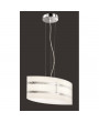 TRIO 308700289 Nikosia fehér-ezüst függő mennyezeti lámpa