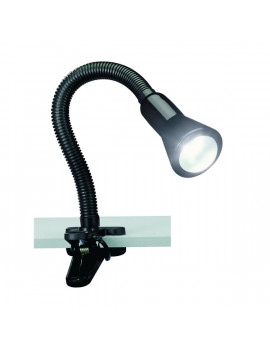 TRIO 5028010-02 Flexo 18W E14 fekete asztalhoz rögzíthető lámpatest