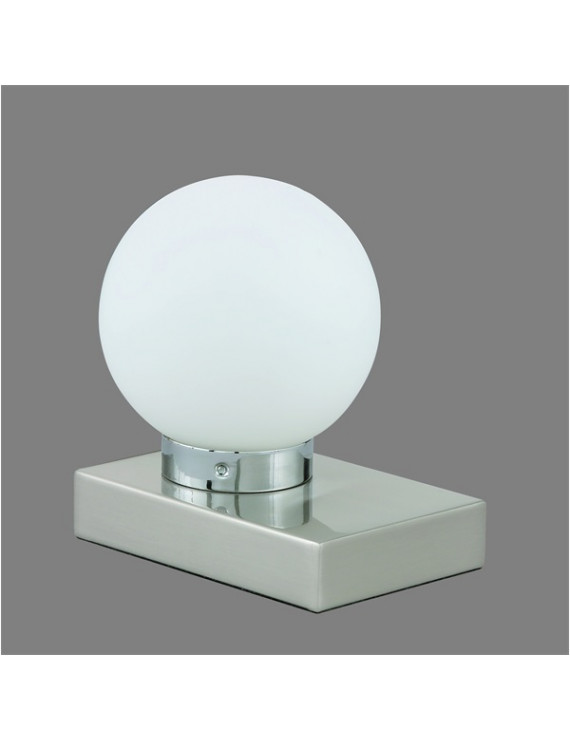 TRIO 5900011-07 Davi 40W E14 nikkel asztali lámpatest