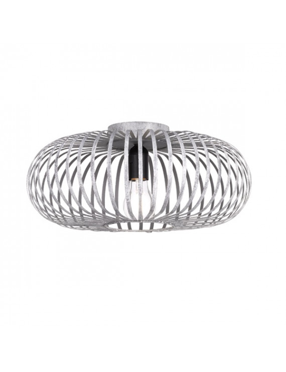 TRIO 606900161 Johann 60W E27 antik szürke mennyezeti lámpatest