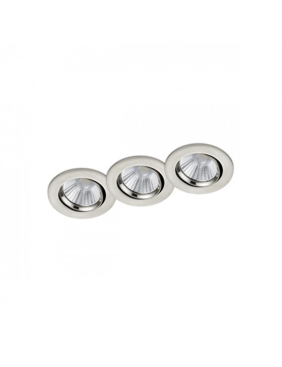 TRIO 650510307 Pamir 5W 345lm 3000K nikkel süllyesztett lámpatest