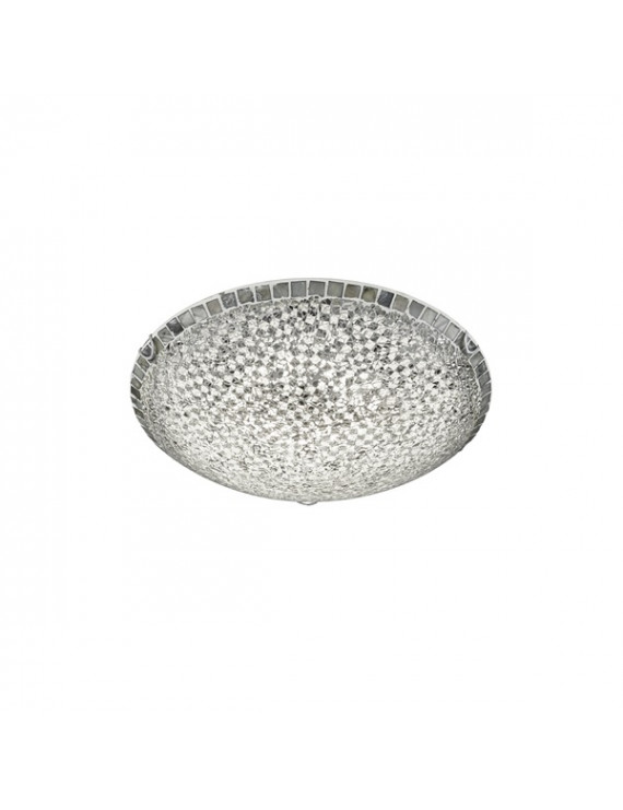 TRIO 673012489 Mosaique 20W 1800lm 3000K ezüst mennyezeti lámpatest