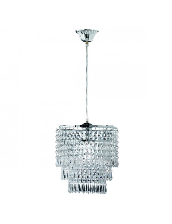 TRIO R1147-06 Orient 60W E27 króm függesztett lámpatest