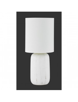 TRIO R50411001 Clay 40W E14 fehér asztali lámpatest