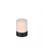 TRIO R55166132 Parral fekete napelemes kültéri asztali LED lámpa