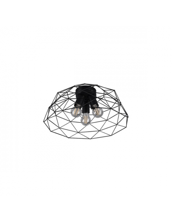 TRIO R60713032 Haval fekete 3-as mennyezeti LED lámpa