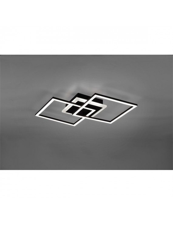 TRIO R62793132 Venida fekete fényerőszabályzós LED mennyezeti/fali lámpa
