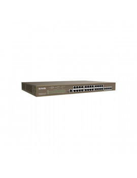 Tenda TEG5328P-24-410W 24port GbE LAN PoE (370W) L3 menedzselhető switch