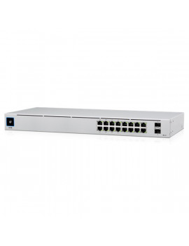 Ubiquiti UniFi USW-16-POE Gen2 16port GbE LAN 8x PoE+ 2xGbE SFP port L2 menedzselhető switch
