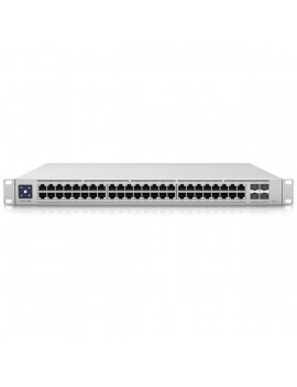 Ubiquiti UniFi USW-Enterprise-48-PoE 48x 2.5GbE Multi-Gigabit PoE LAN 4x10GbE SFP+ port L3 menedzselhető switch