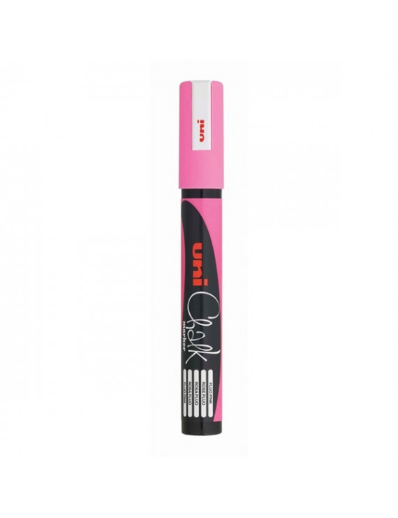 Uni Chalk PWE-5M fluor pink folyékony kréta