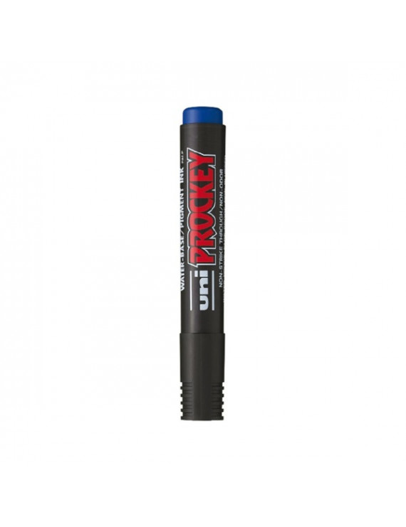 Uni PM-126 Prockey vágott hegyű kék flipchart marker