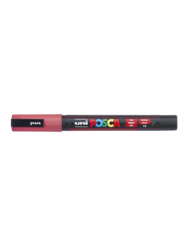 Uni POSCA PC-3ML csillámló piros marker