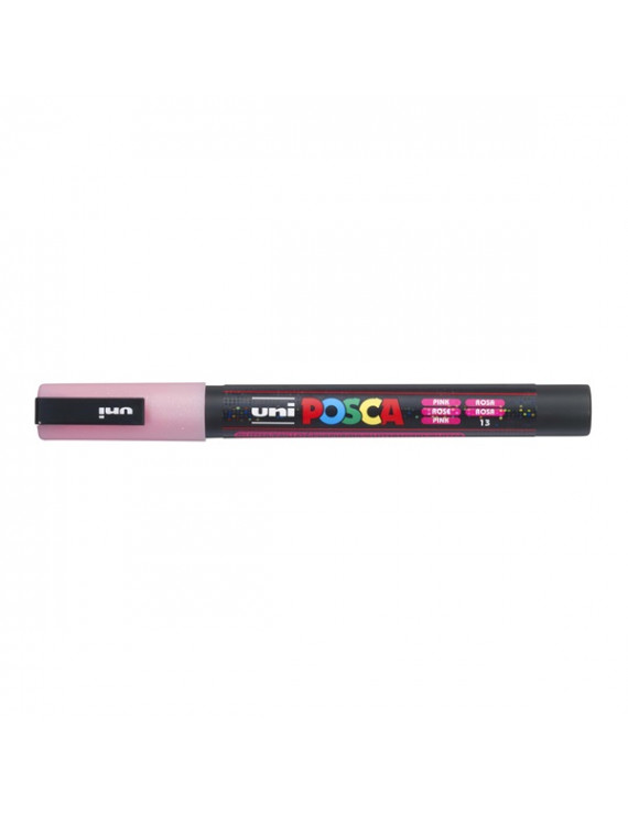 Uni POSCA PC-3ML csillámló rózsaszín marker