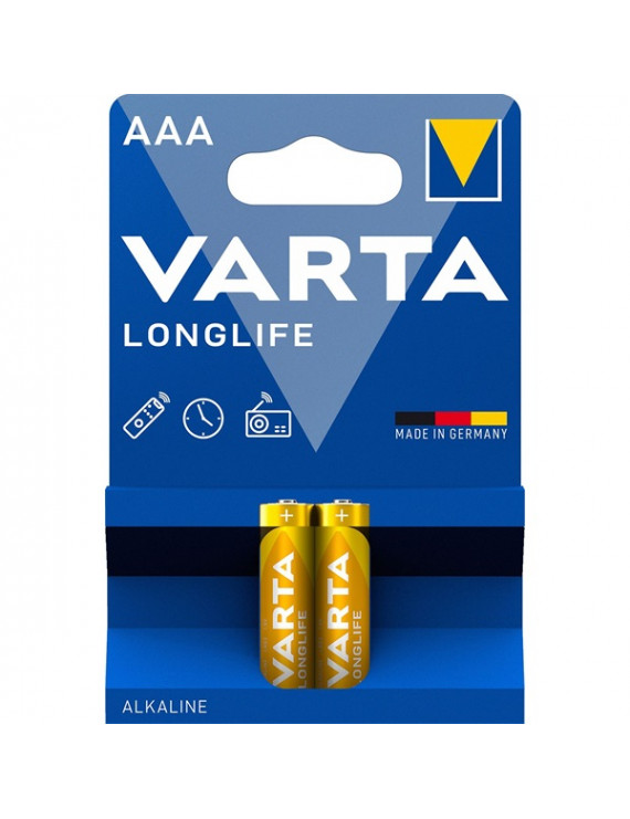 Varta 4103101412 Longlife AAA (LR03) alkáli mikro ceruza elem 2db/bliszter