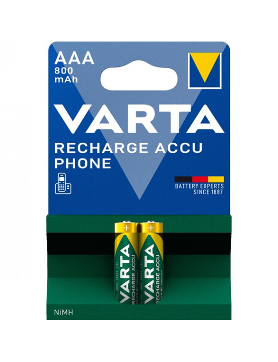Varta 58398101402 Professional AAA (HR03) 800mAh telefon akku 2db/bliszter