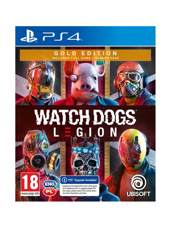 Watch Dogs Legion Gold Edition PS4/PS5 játékszoftver