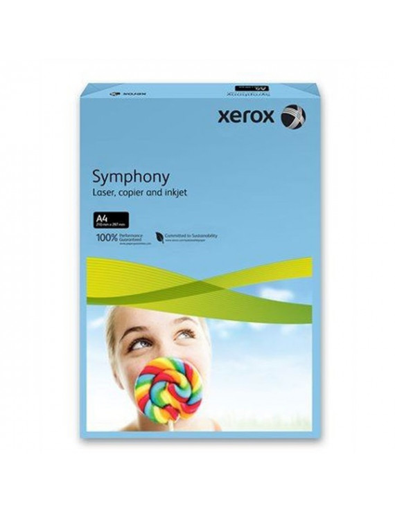 Xerox Symphony A4 160g intenzív kék másolópapír