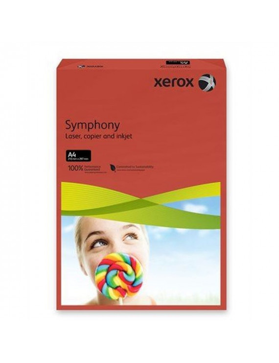 Xerox Symphony A4 160g intenzív vörös másolópapír