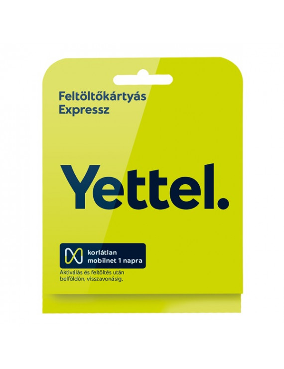 Yettel Feltöltőkártyás Expressz SIM csomag