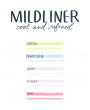 Zebra Mildliner Cool&Refined 5db-os kettős végű szövegkiemelő készlet