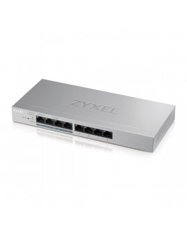 ZyXEL GS1200-8HPv2 8port GbE LAN PoE (60W) web menedzselhető asztali switch