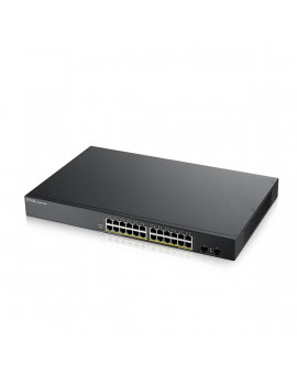 ZyXEL GS1900-24HP v2 24port GbE LAN PoE (170W) smart menedzselhető switch