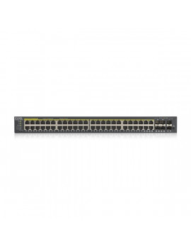 ZyXEL GS1920-48HPv2 48port GbE LAN PoE (375W) 4port Gbe combo RJ45/SFP L2 menedzselhető switch