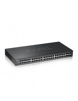 ZyXEL GS2220-50 44port GbE LAN 2xGbE SFP 4xGbE RJ45/SFP Combo port L2 menedzselhető switch