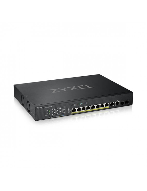 ZyXEL XGS1930-12HP 8xMulti-Gig PoE LAN(375W) 2x10GbE SFP+/RJ45 2x10GbE SFP+ smart menedzselhető Multi-Gigabit PoE Switch