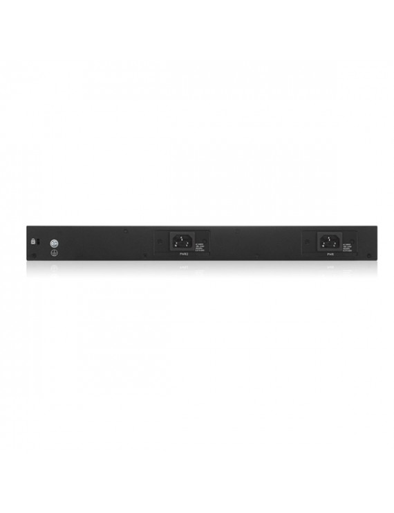 ZyXEL XGS4600-32 24port GbE LAN 4port GbE combo SFP/RJ45 4port 10GbE SFP+ L2+ L3+ menedzselhető, stackelhető switch