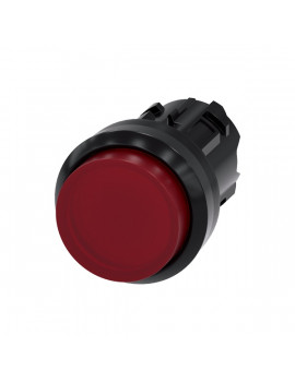 siemens 3sU1001-0BB20-0AA0 IP69k/piros/pillanat működtetésű világítós nyomógomb