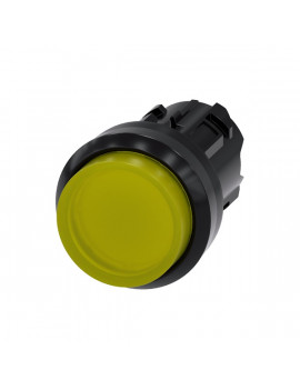 siemens 3sU1001-0BB30-0AA0 IP69k/sárga/pillanat működtetésű világítós nyomógomb